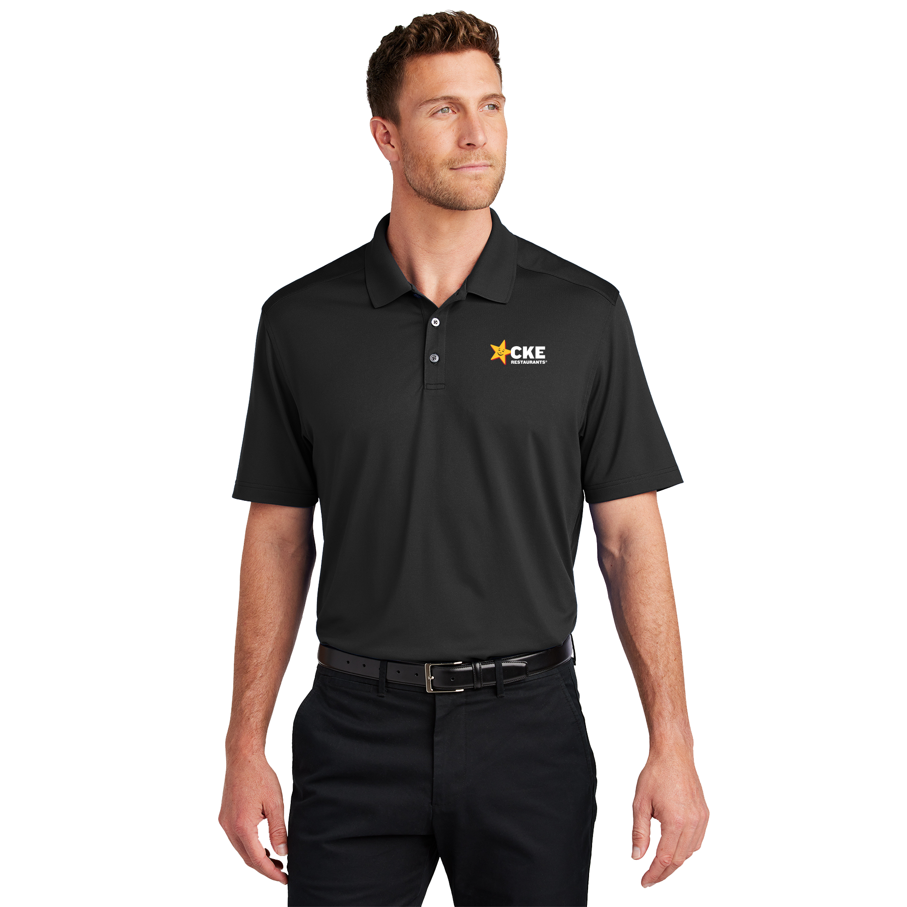 City Stretch Flat Knit Polo